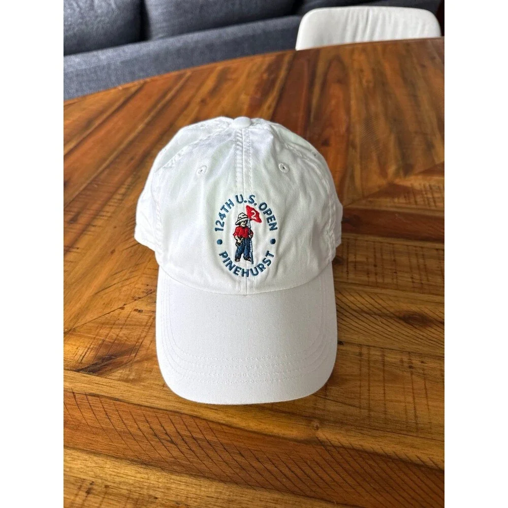 2 U.S. Open Golf Hats AHEAD USGA Member 122nd The Country Club & 124th Pinehurst